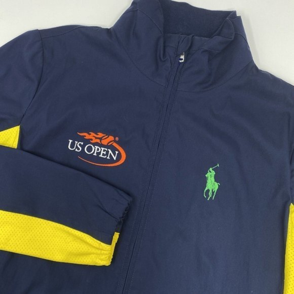 POLO Ralph Lauren‎ US Open 2012 Big Pony Logo Windbreaker Jacket Medium